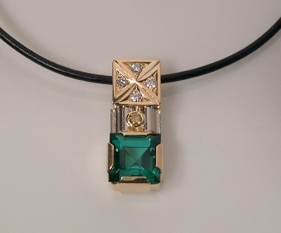 TOURMALINE PENDANT/SLIDE 